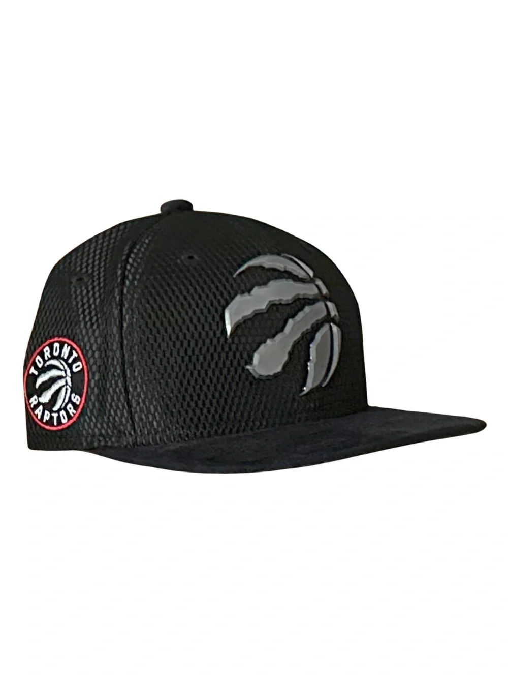 New Era 9FIFTY Toronto Raptors Youth Snapback Hat 2017 NBA On Court Metallic